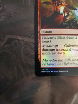 Magic The Gathering Galvanic Blast Foil Double Masters Uncommon NM 2020 - Image 4
