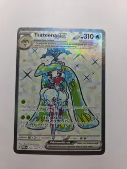 Tsareena ex 220/182 Sv04: Paradox Rift Holo Pokemon card Near Mint Nm - Image 1