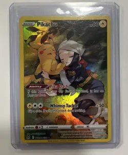 Pikachu TG05/TG30 Swsh11: Lost Origin Trainer Gallery Holo Pokemon TCG NM - Image 1