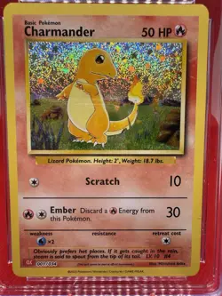 Pokemon Trading Card Game Classic Charmander Holo 001/034 CGC 10 GEM MINT TCG - Image 2