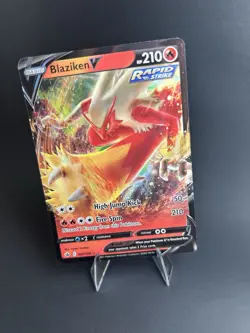 Blaziken V 020/198 Swsh06: Sword & Shield - Chilling Reign Holo POKEMON TCG [NM] - Image 2