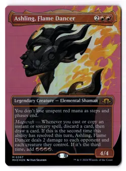 Ashling, Flame Dancer NM* FOIL BORDERLESS Modern Horizons 2 mtg 0367 -UnltdCards - Image 1