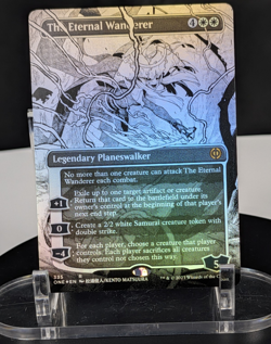 MTG The Eternal Wanderer BORDERLESS MANGA FOIL NM Phyrexia ONE #0335 Rare - Image 1