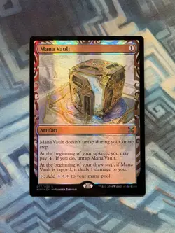MTG Foil Mana Vault NM- Masterpiece Series: Kaladesh Inventions - Image 1