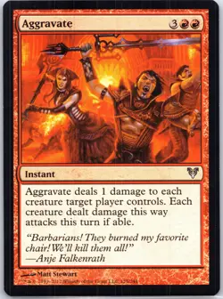 MTG Avacyn Restored #125 Aggravate - Image 1