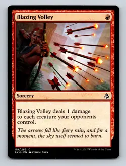MTG Magic the Gathering Blazing Volley Amonkhet Regular - Image 1