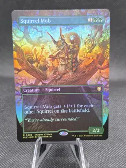 MTG - [FOIL] Squirrel Mob (Borderless) - Bloomburrow - Image 1