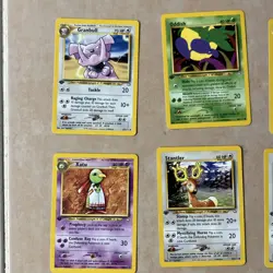 Pokemon TCG Neo Genesis 1st Edition Lot 6 Total Cards - Image 2