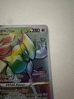 Pokemon TCG: Silver Tempest- Lugia VSTAR 202/195 Rainbow Secret Rare - Image 3