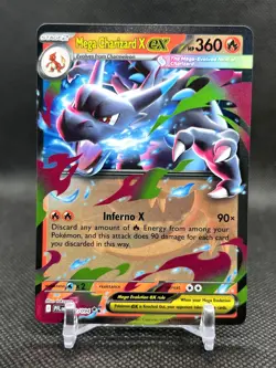 Pokemon Mega Charizard X ex 013/094 Double Rare Phantasmal Flames NM - Image 1