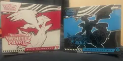 NEW TCG Pokemon Black Bolt and White Flare Elite Trainer Box ETB Set of 2 Sealed - Image 1