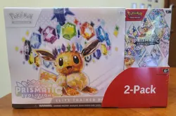 Costco Pokemon Prismatic Evolutions 2-Pack Trainer Box and Booster Bundle Sealed - Image 1