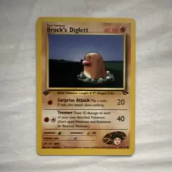 Wizards of the Coast Brock's Diglett 67/132 Gym Challenge First Edition Common - Image 1