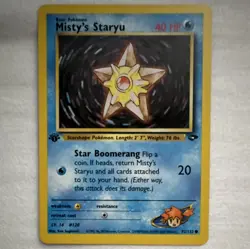WotC Misty's Staryu 92/132 Gym Challenge First Edition Common - Image 1