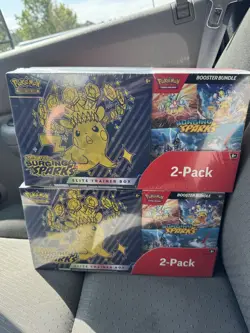 Pokemon Surging Sparks Elite Trainer Box/Booster Bundle Costco 2-Pack (Lot Of 2) - Image 1