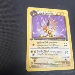 DARK JOLTEON 38/82 TEAM ROCKET 1ST EDITION POKEMON (UNCOMMON, LP) - Image 4