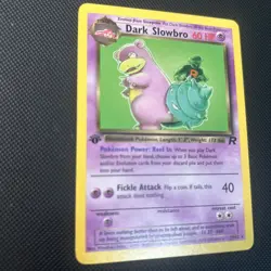 2000 Pokemon Team Rocket First Edition Dark Slowbro #29/82 VLP - Image 2