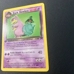 2000 Pokemon Team Rocket First Edition Dark Slowbro #29/82 VLP - Image 4