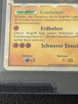 Pokemon TCG Donphan Prime Heartgold & Soulsilver 107/123 Holo Rare Deutsch - Image 5