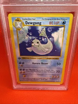 1999 Pokemon Base Set First Edition #25 Dewgong PSA 7.5 NM+ - Image 2