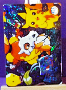POKEMON POCKET MONSTERS VENDING PRISM STICKER 373 CUBONE PIKACHU CHARMANDER - Image 2