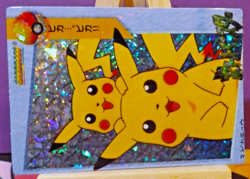 POKEMON POCKET MONSTERS VENDING PRISM ANIME STICKER 3 PIKACHU - Image 2
