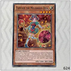 Tamtam the Melodious Diva - CORE-EN009 - Common 1st Edition Yugioh - Image 1