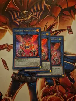 X3 DUOV-EN011 Herald of Mirage Lights Ultra Rare 1st Edition YuGiOh Card Playset - Image 1
