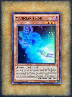 Yugioh Magician’s Rod TDIL-EN019 Super Rare 1st Ed NM - Image 1