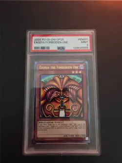 2024 Yu-Gi-Oh! Exodia the Forbidden One OP25-EN001 Ultimate Rare PSA 9 MINT - Image 1