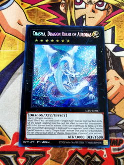 Chasma, Dragon Ruler Auroras alin-en047 1st Edition (NEW) Secret Rare Yu-Gi-Oh! - Image 1