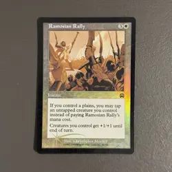 Mercadian Masques MTG FOIL Ramosian Rally Magic The Gathering Card - Image 1