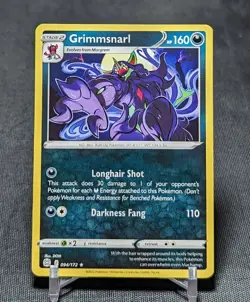 Grimmsnarl Regular Rare Darkness 2022 Brilliant Stars Pokemon TCG Card 094/172 - Image 1