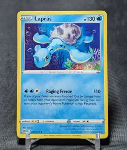 Lapras Regular Rare Water 2022 Brilliant Stars Pokemon TCG Card 031/172 - Image 1