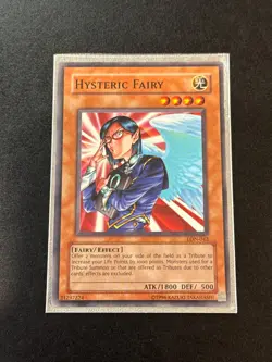 1996 YU-GI-OH Hysteric Fairy Trading Card Game ATK/1800 DEF/500 LON-042 - Image 1