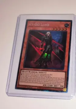 1x K9-00 Lupis First Edition Collector's Rare JUSH-EN034 Near Mint Yugioh Card - Image 1