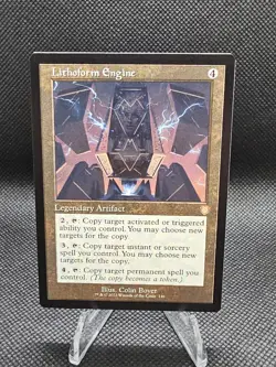 Lithoform Engine Retro Frame Commander the Brothers War Magic the Gathering Card - Image 1
