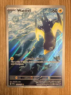 Wattrel 178/167 - Pokemon Twilight Masquerade Illustration Rare Card - NM - Image 1