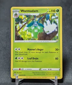 Wormadam Regular Rare Grass 2022 Brilliant Stars Pokemon TCG Card 010/172 - Image 1