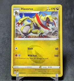 Haxorus Regular Rare Dragon 2022 Brilliant Stars Pokemon TCG Card 112/172 - Image 1