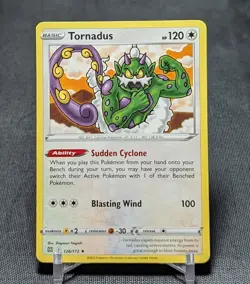 Tornadus Regular Rare Colorless 2022 Brilliant Stars Pokemon TCG Card 126/172 - Image 1