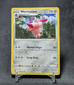 Wormadam Regular Rare Metal 2022 Brilliant Stars Pokemon TCG Card 098/172 - Image 1
