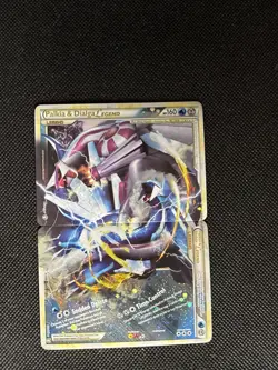 Palkia & Dialga Duo LEGEND Pokemon Card Set Ultra Rare Holo HGSS LP DOUBLE SWIRL - Image 1
