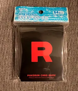 New POKEMON Card Game TEAM ROCKET 64 Deck Shield Pro Sleeve Japan Pokemon Center - Image 1