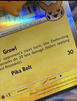 Pikachu [Holo Bleed] - (062/193) Trick Or Trade [2023] - Pokemon Card - Image 2