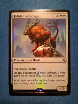 Felidar Sovereign Battle for Zendikar Foil NM Magic MTG - Image 1