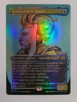 Genku, Future Shaper (Borderless) Modern Horizons 3 Foil - MTG RARE - Image 1