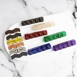 42 Pieces MTG Dice Counters 12mm Abilities Keywords Reversible 0.47 inches - Image 4