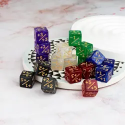 42 Pieces MTG Dice Counters 12mm Abilities Keywords Reversible 0.47 inches - Image 5