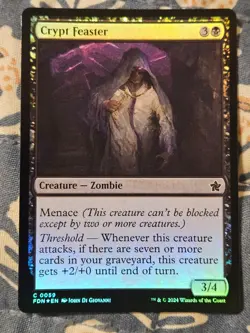 Crypt Feaster FOIL FDN Foundations MTG 59 MTG Magic - Image 2